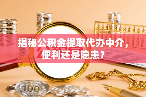平桂揭秘公积金提取代办中介，便利还是隐患？